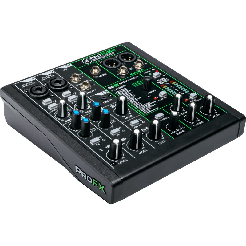 MACKIE - SMK PROFX6V3 Table de mixage USB 6 canaux + effets