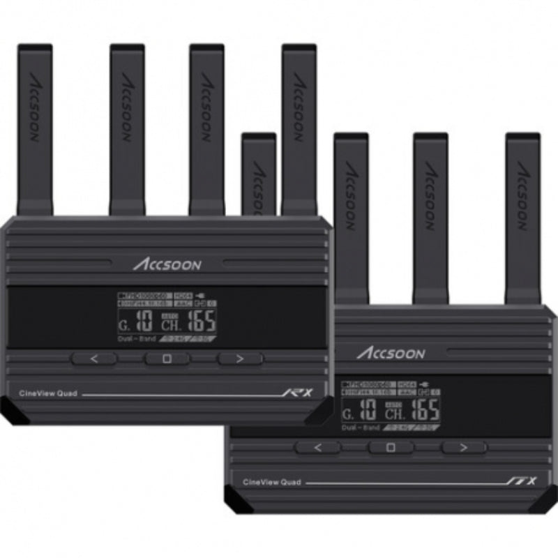 Accsoon CineView Quad Kit transmetteur vidéo HF SDI-HDMI Bi-Bande Référence CINE-QUAD