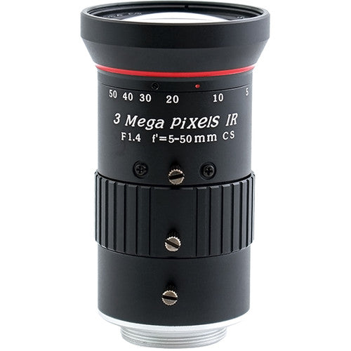 AIDA Imaging Objectif varifocal 5-50mm f/1.4 (monture CS) CS-0550V