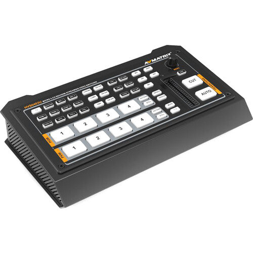 AVMATRIX HVS0403U Micro Mélangeur vidéo SDI & HDMI 4 canaux pour streaming live