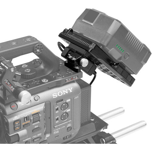 Shape Plaque de batterie pivotante  pour Sony FX6 (monture V)