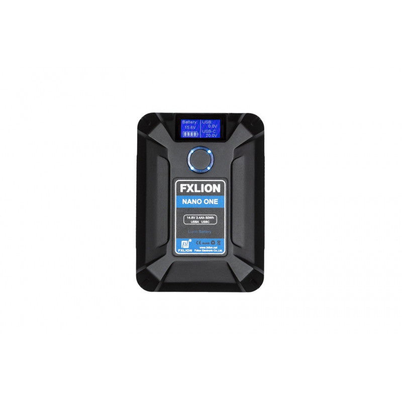 FXLION - Batterie V-Mount NANO ONE 50Wh (promotion jusqu'au 19 avril).