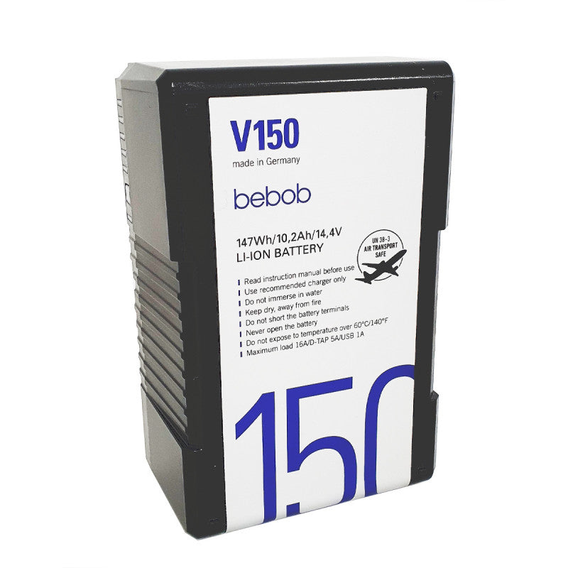 BEBOB Batterie lithium-ion bebob V150 V-Mount haute capacité, compacte et légère