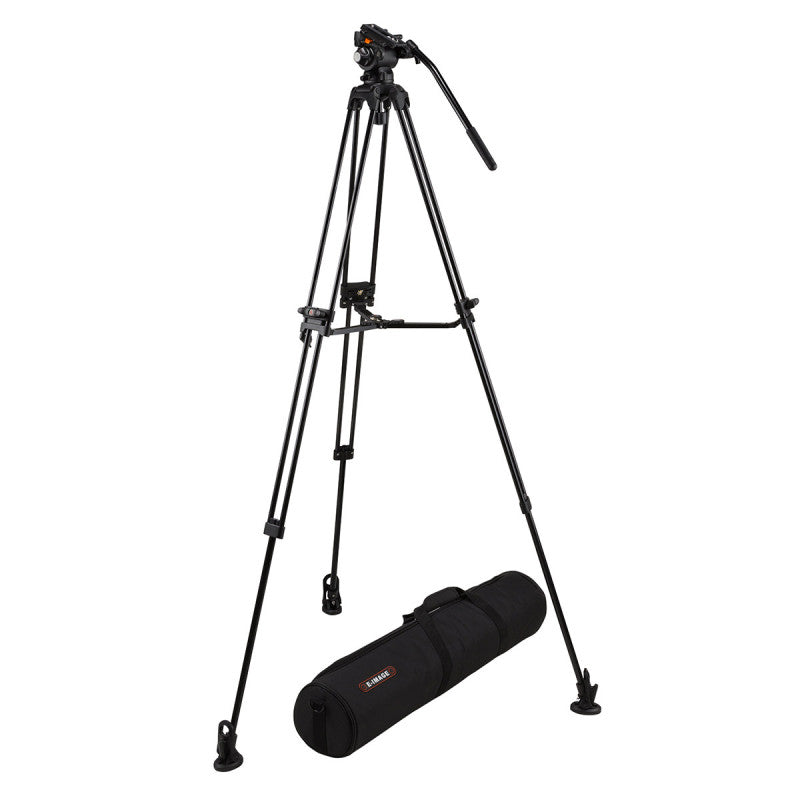 Trépied HD Carbone, 2 étages, Bol de 150 mm, jusqu'à 95 kg – locaimages