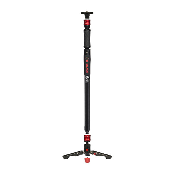 Ifootage Monopode 150cm, charge admissible 8kg, avec mini-trépied ajustable et attache rapide Cobra 2 Strike