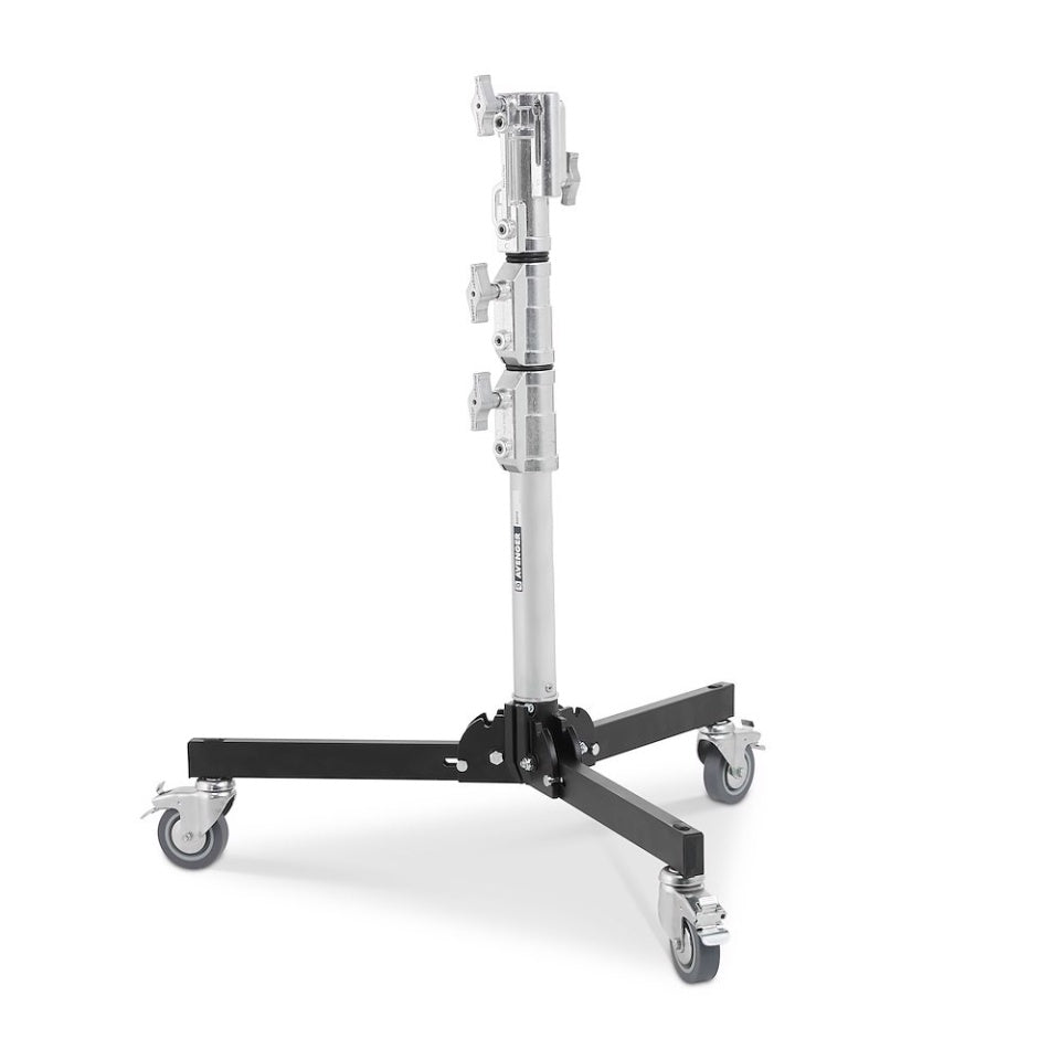 Avenger Pied Junior 1,2 m sur base pliable en acier a roues A5012