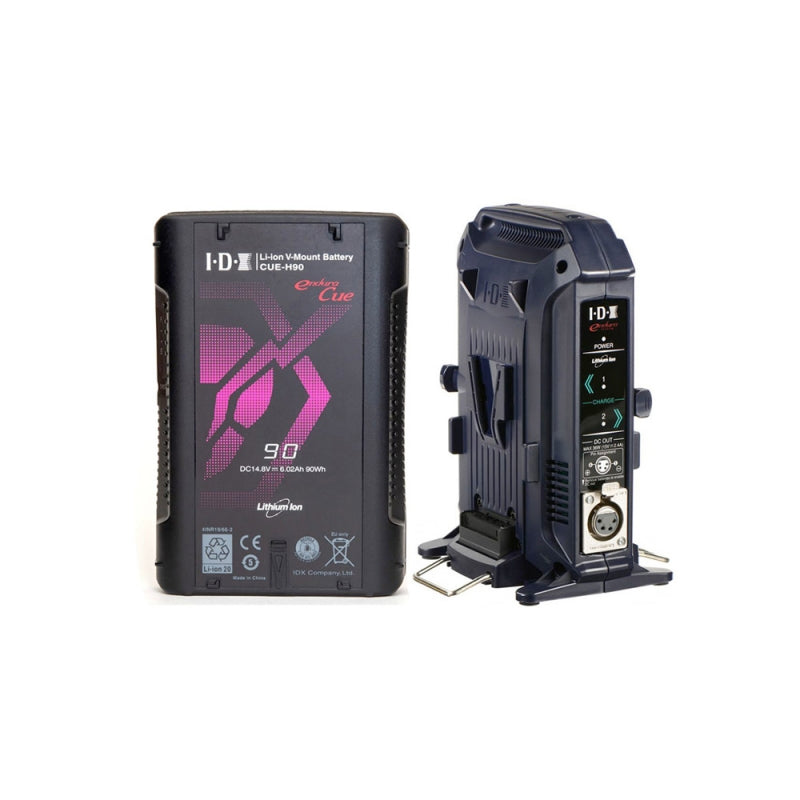 IDX EC-H90/2X Kit 2 batteries + chargeur 2 canaux ref EC-H90/2X