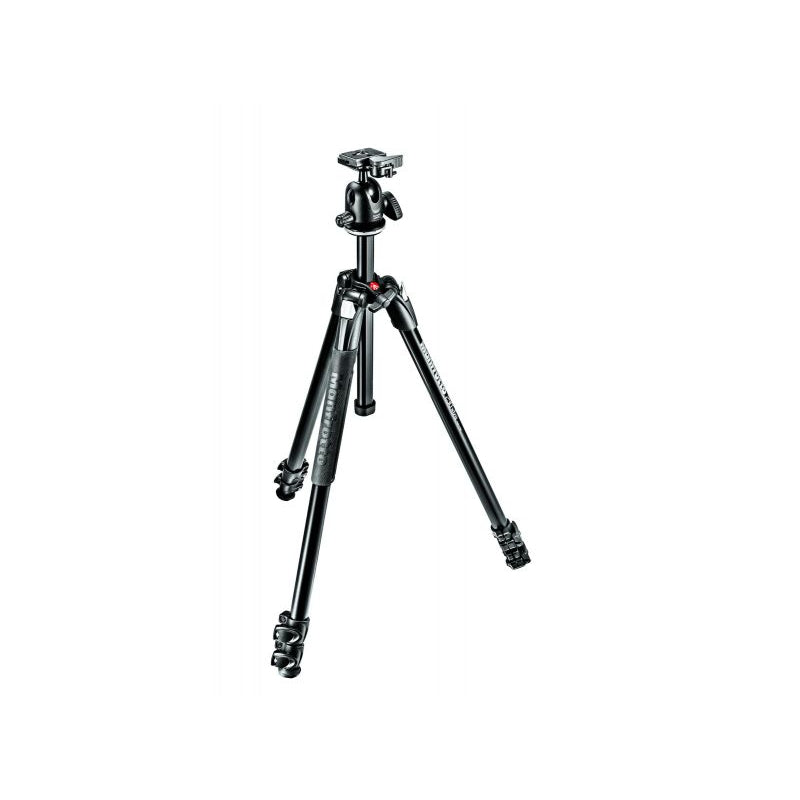 Manfrotto 290XTRA Series 3 Sections Aluminium Tripod with 496RC2 Ball Head