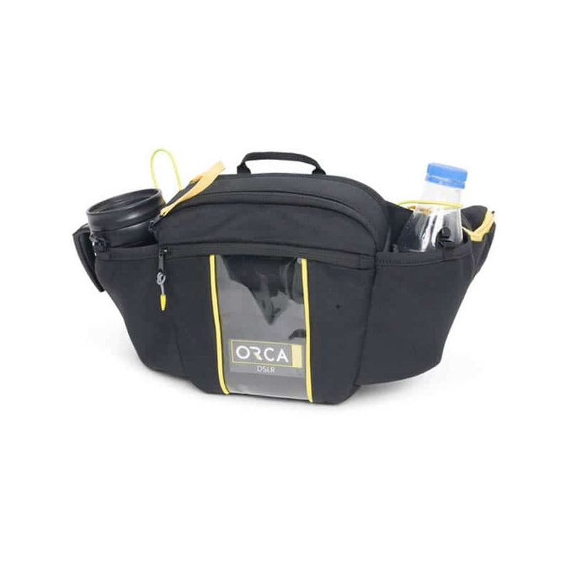 Orca Sac banane pour DSLR avec 2 poches externes pour lentilles/bouteilles