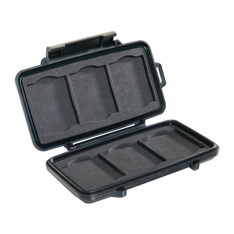 Pelican Case Black - Holds 6 CF cards