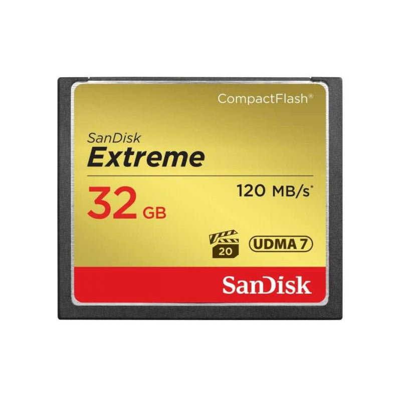 SanDisk Extreme CompactFlash CF 32GB 120MB/s Memory Card