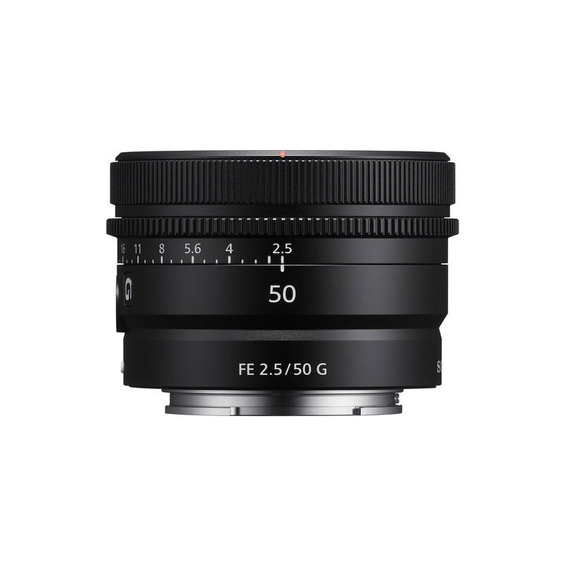 Sony FE 50mm f/2.5 G | Objectif Standard Léger - Série G