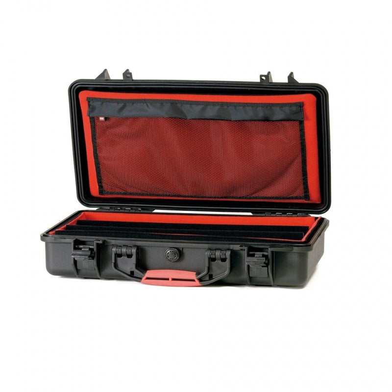 Valise noire avec cloisons de separation amovibles